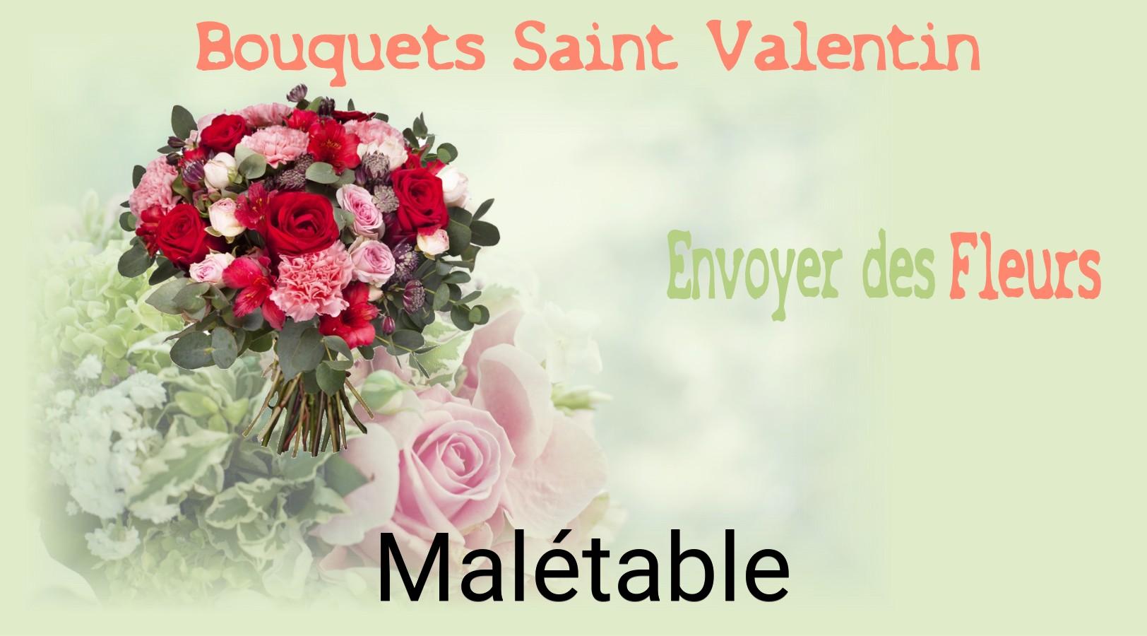 Roses de Saint-Valentin livrées à Malétable